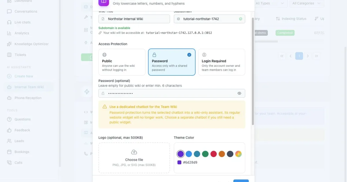 How to build a private AI Team Wiki