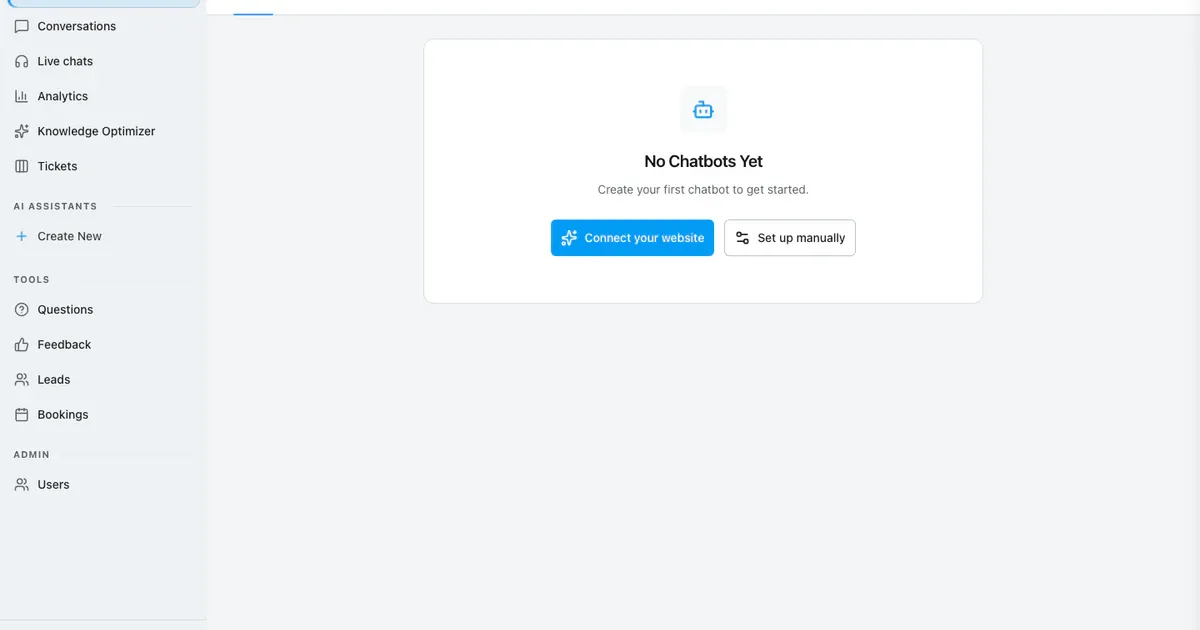 White-Label-Chatbot-Plattform als Admin einrichten