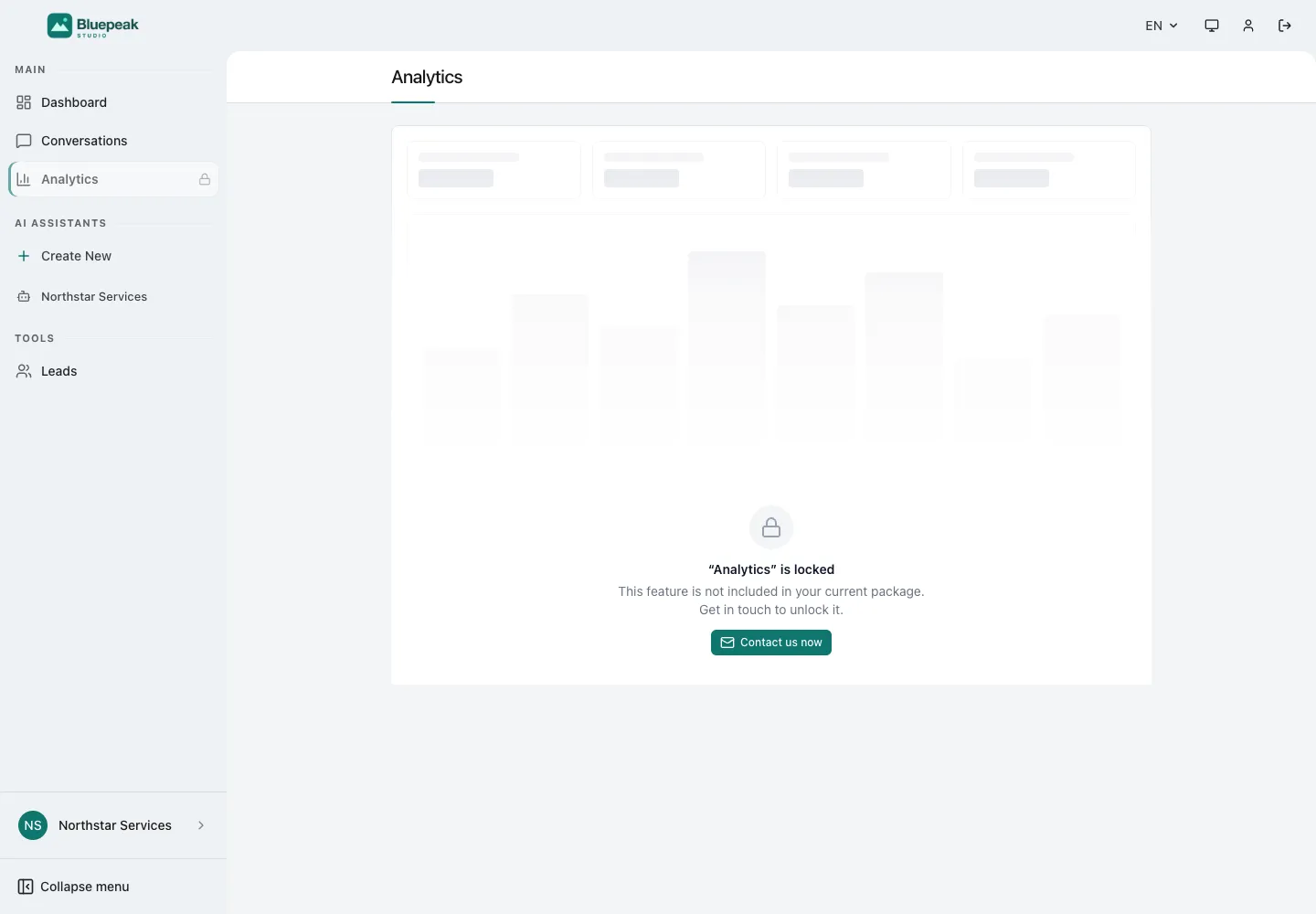 Интерфейс WebChatAgent: заблокированный раздел со стороны интерфейса клиента