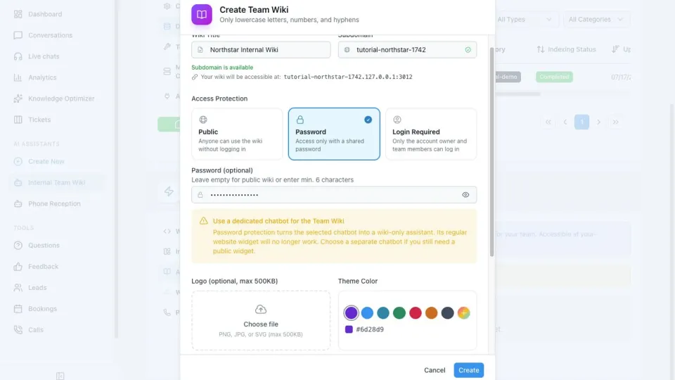How to build a private AI Team Wiki