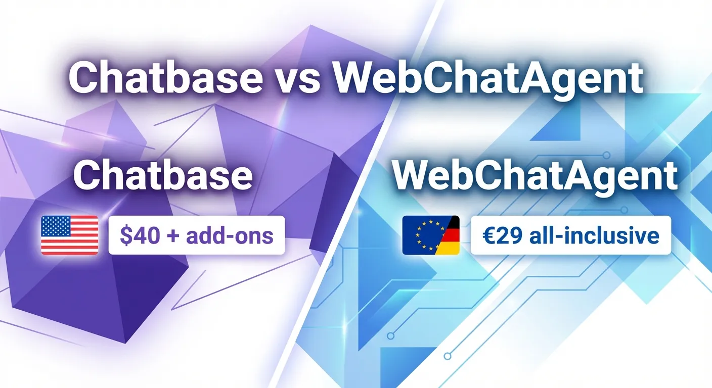 Overview comparison between Chatbase and WebChatAgent